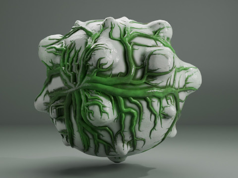Alien Egg Animation 3D 모델