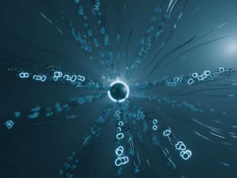 Microscopic Sci-Fi Animation 3D Модель
