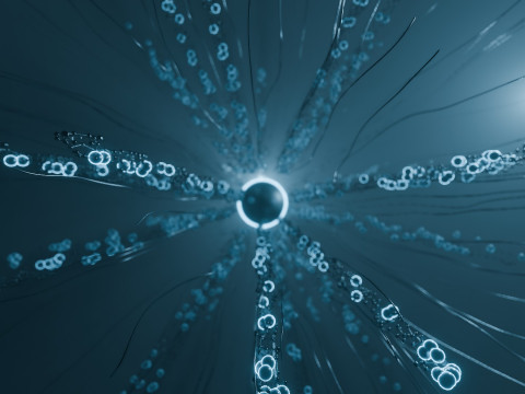 Microscopic Sci-Fi Animation 3D Модель