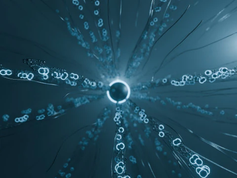 Microscopic Sci-Fi Animation 3D Model
