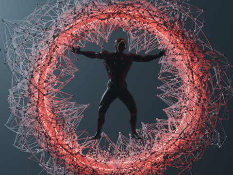Sci-Fi Nest 3D Модель