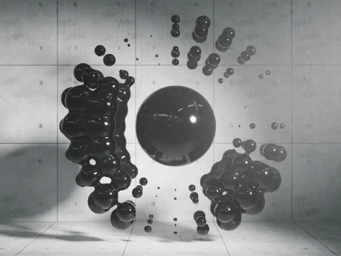 Photoreal Abstract Animation 3D Model