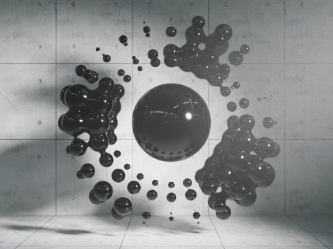 Photoreal Abstract Animation 3D Model