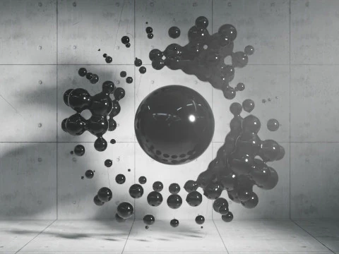 Photoreal Abstract Animation 3D Model