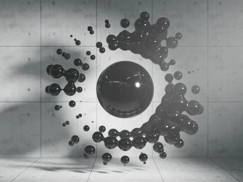 Photoreal Abstract Animation 3D Model