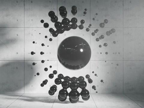 Photoreal Abstract Animation 3D Model