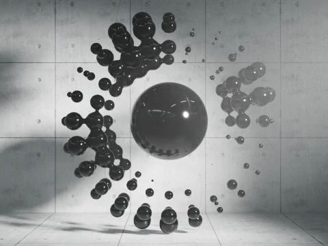 Photoreal Abstract Animation 3D Model