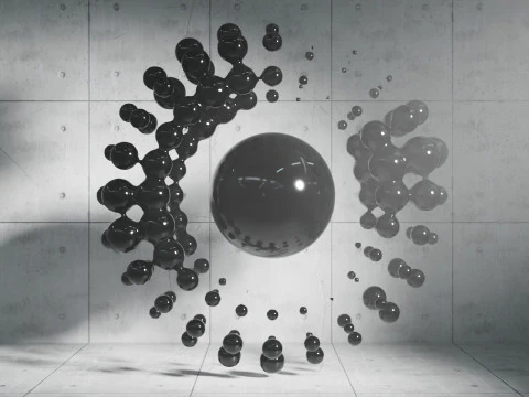 Photoreal Abstract Animation 3D Model
