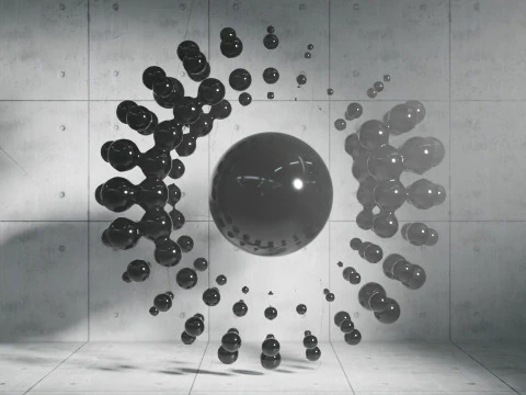 Photoreal Abstract Animation 3D Model