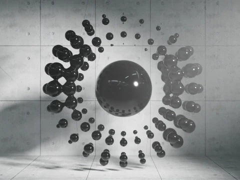 Photoreal Abstract Animation 3D Model