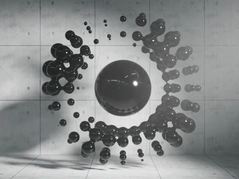 Photoreal Abstract Animation 3D Model