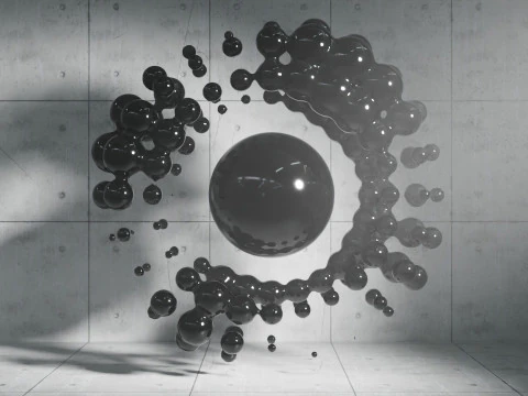 Photoreal Abstract Animation 3D Model