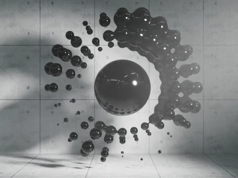 Photoreal Abstract Animation 3D Model