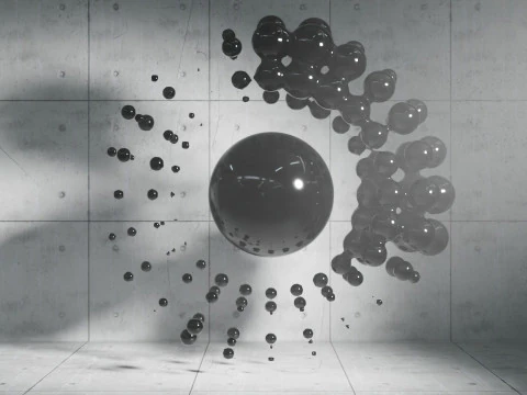 Photoreal Abstract Animation 3D Model