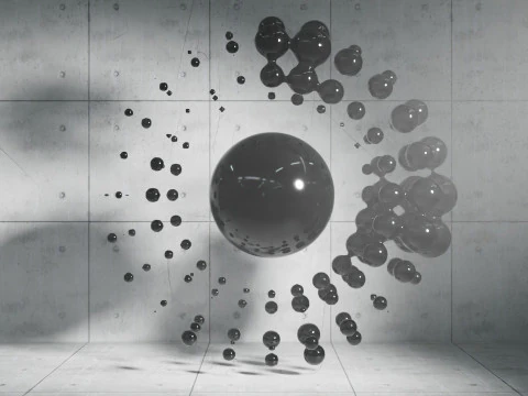 Photoreal Abstract Animation 3D Model