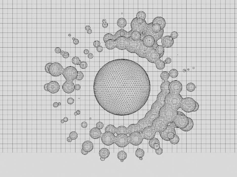 Photoreal Abstract Animation 3D Model