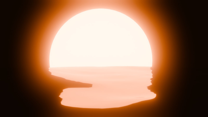 Sunset Animation Loop Model 3D .c4d .max .obj .3ds .fbx .stl .blend 