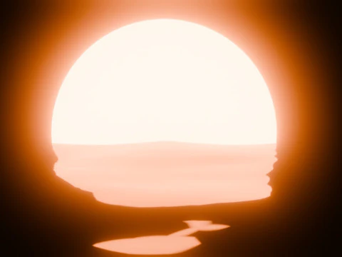 Sunset Animation Loop 3D Model