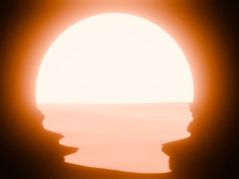 Sunset Animation Loop 3D Model