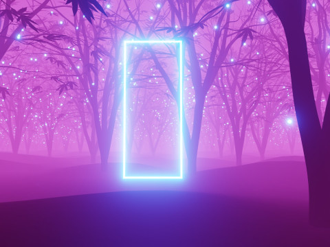 Stylized Forest Animation 3D Modell