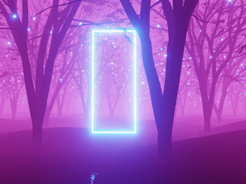 Stylized Forest Animation 3D Model
