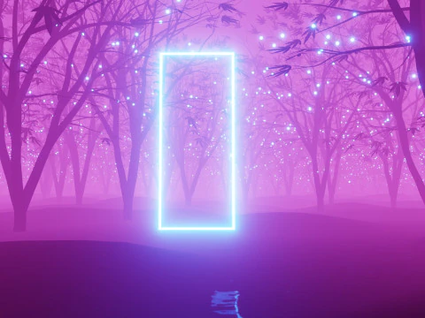 Stylized Forest Animation 3D Model