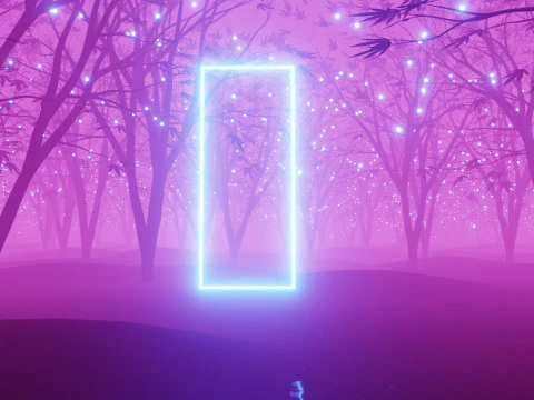 Stylized Forest Animation 3D Model