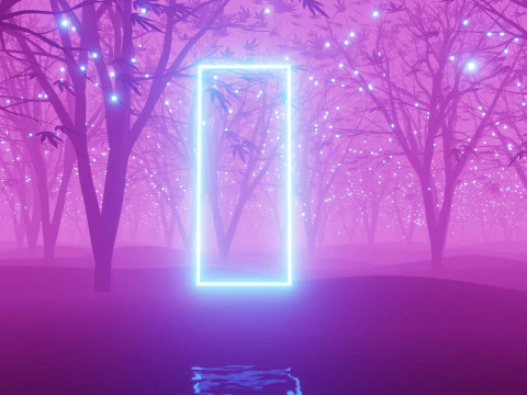Stylized Forest Animation 3D Model