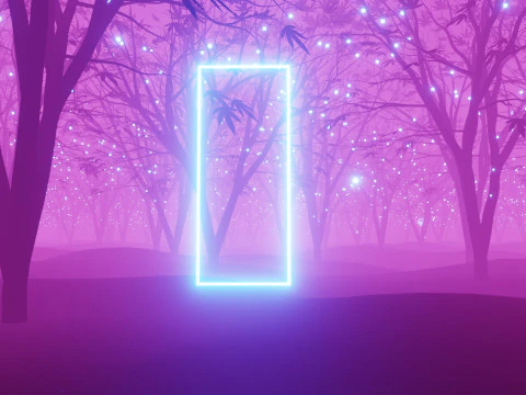 Stylized Forest Animation 3D Model