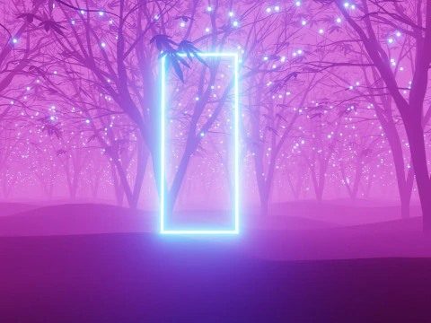 Stylized Forest Animation 3D Model