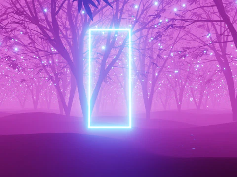 Stylized Forest Animation 3D Model