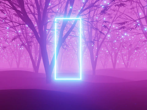Stylized Forest Animation 3D Model