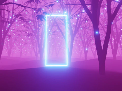 Stylized Forest Animation 3D Model