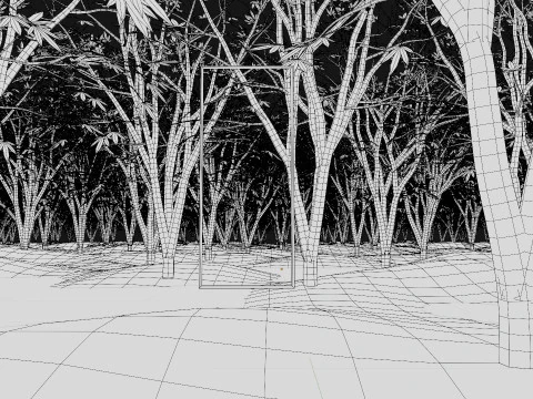 Stylized Forest Animation 3D Model
