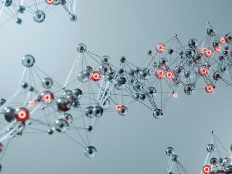 Organic Plexus Animation 3D Модель