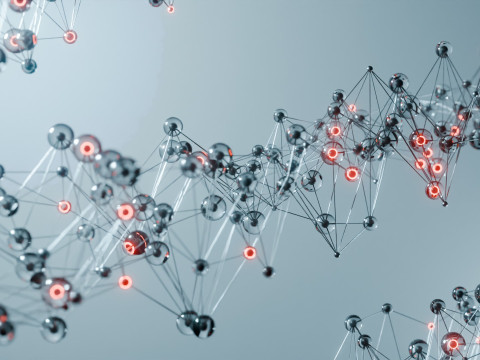 Organic Plexus Animation 3D 模型