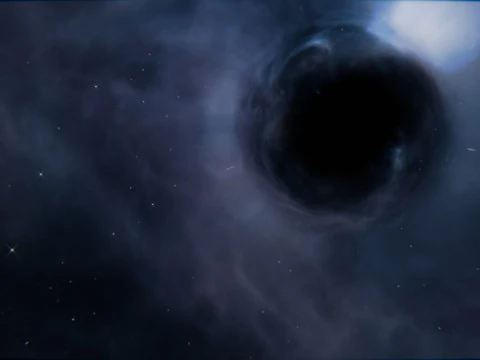 Wormhole Animation 3D Model