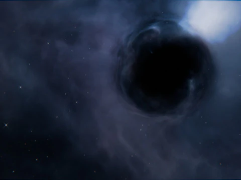 Wormhole Animation 3D Model
