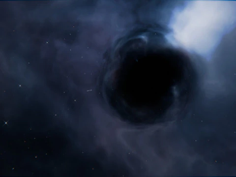 Wormhole Animation 3D Model