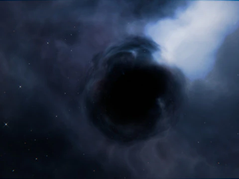 Wormhole Animation 3D Model