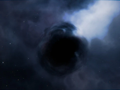 Wormhole Animation 3D Model