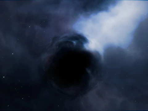 Wormhole Animation 3D Model
