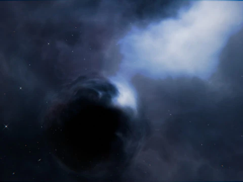Wormhole Animation 3D Model