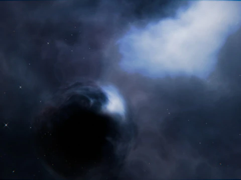 Wormhole Animation 3D Model