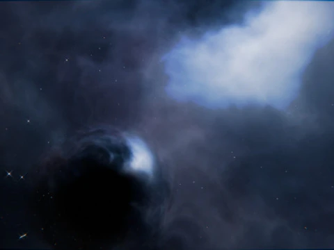 Wormhole Animation 3D Model