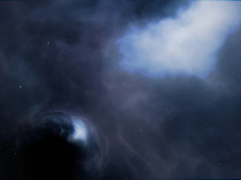 Wormhole Animation 3D Model