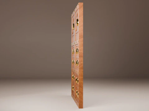 Indian Palace Door 3D Model