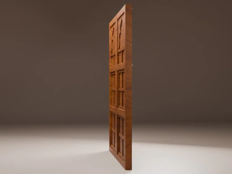 Indian Palace Door 3D Model
