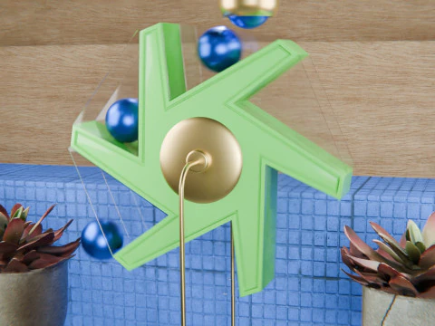 Pinwheel Loop Animation 3D Model