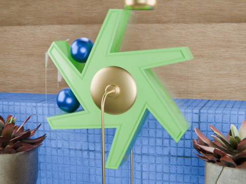 Pinwheel Loop Animation Modèle 3D